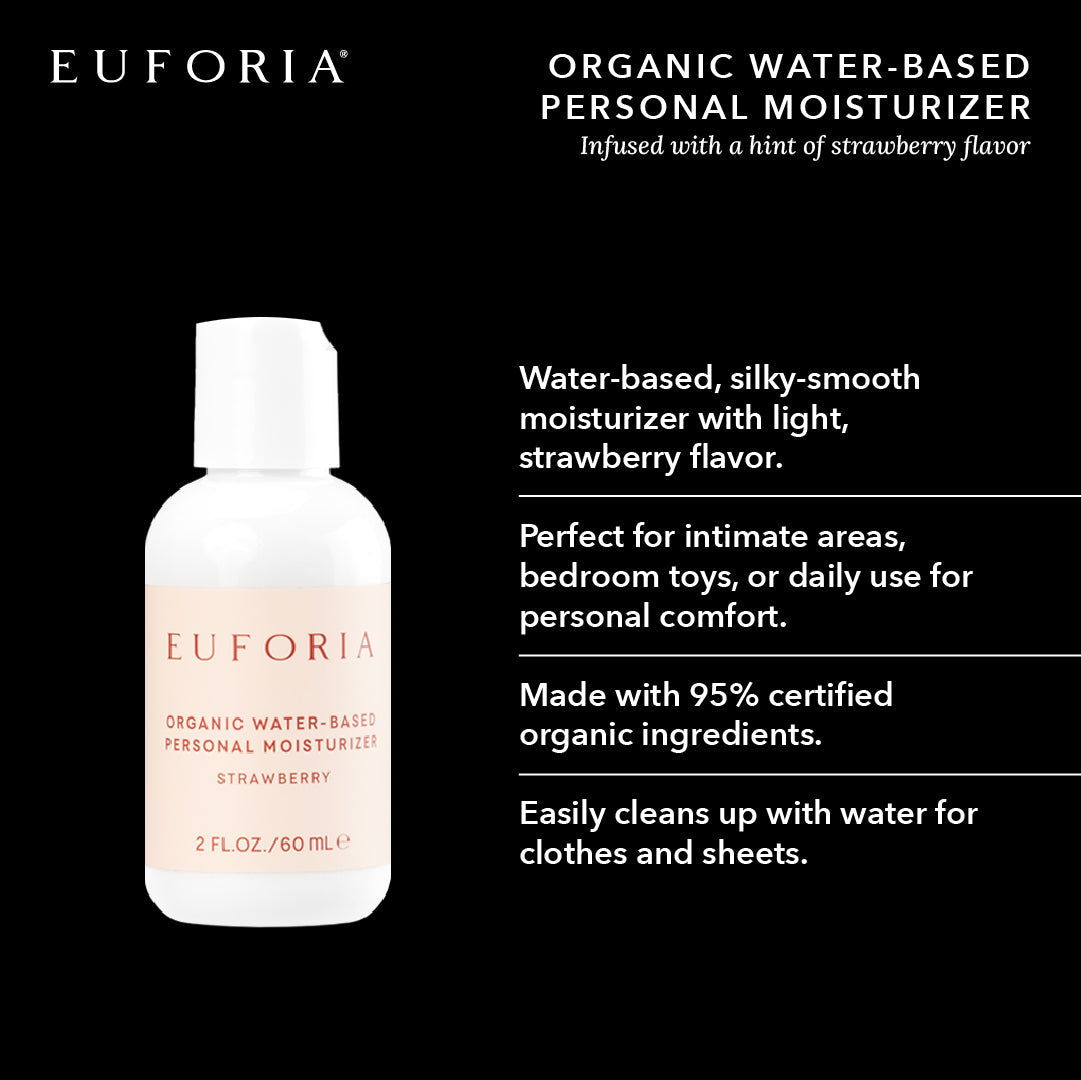 Water Based Personal Moisturizer (Organic) Strawberry