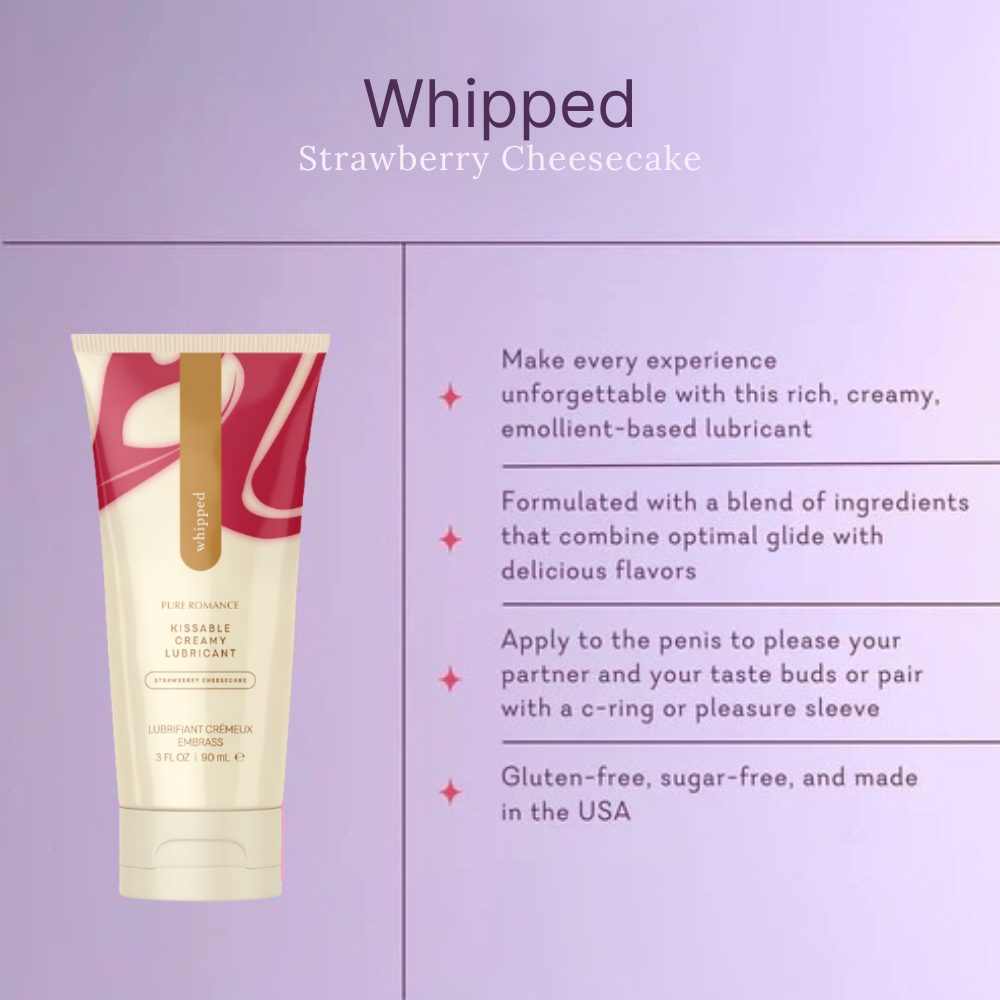 Whipped Creme Lubricant - Strawberry Cheesecake