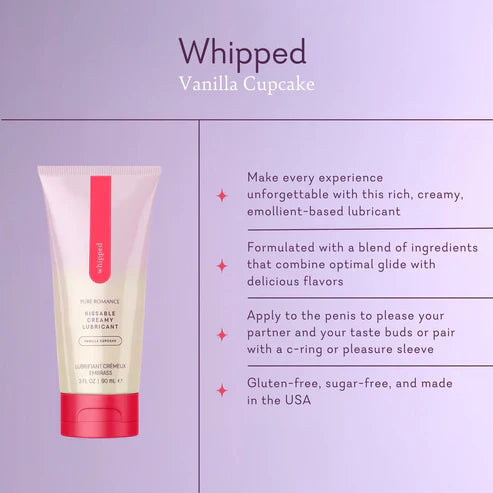 Whipped Creme Lubricant - Vanilla Cupcake