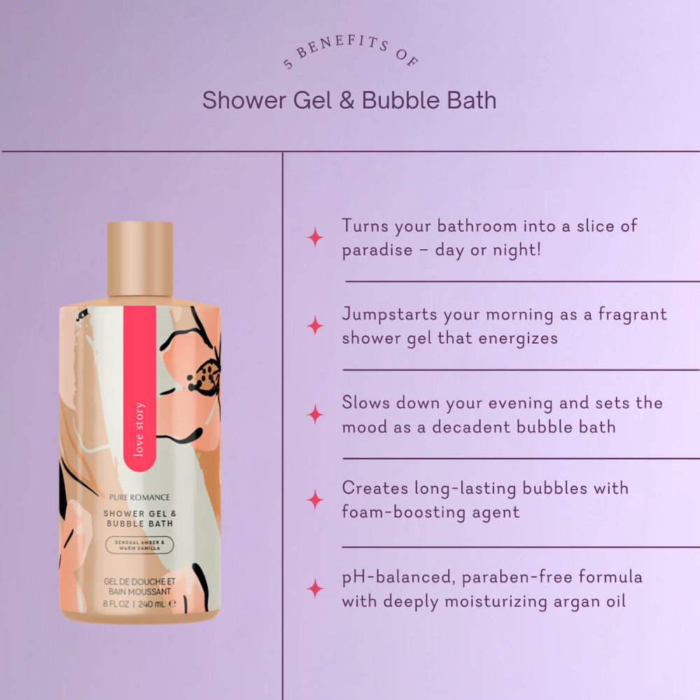 Shower Gel & Bubble Bath - Love Story